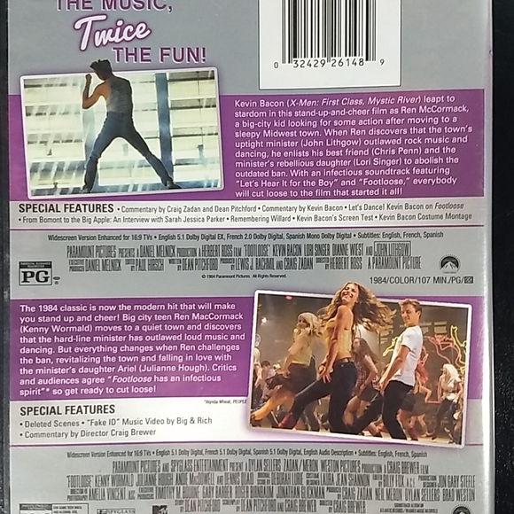 Factory Sealed: Footloose 2 Movie Collection DVDs, 2011, Musical - Picture 6 of 8